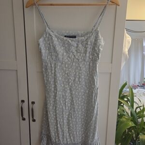 Brandy Melville Light Blue Floral Dress
